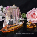 New-style ship model crystal perfume bottle for decoration and gift